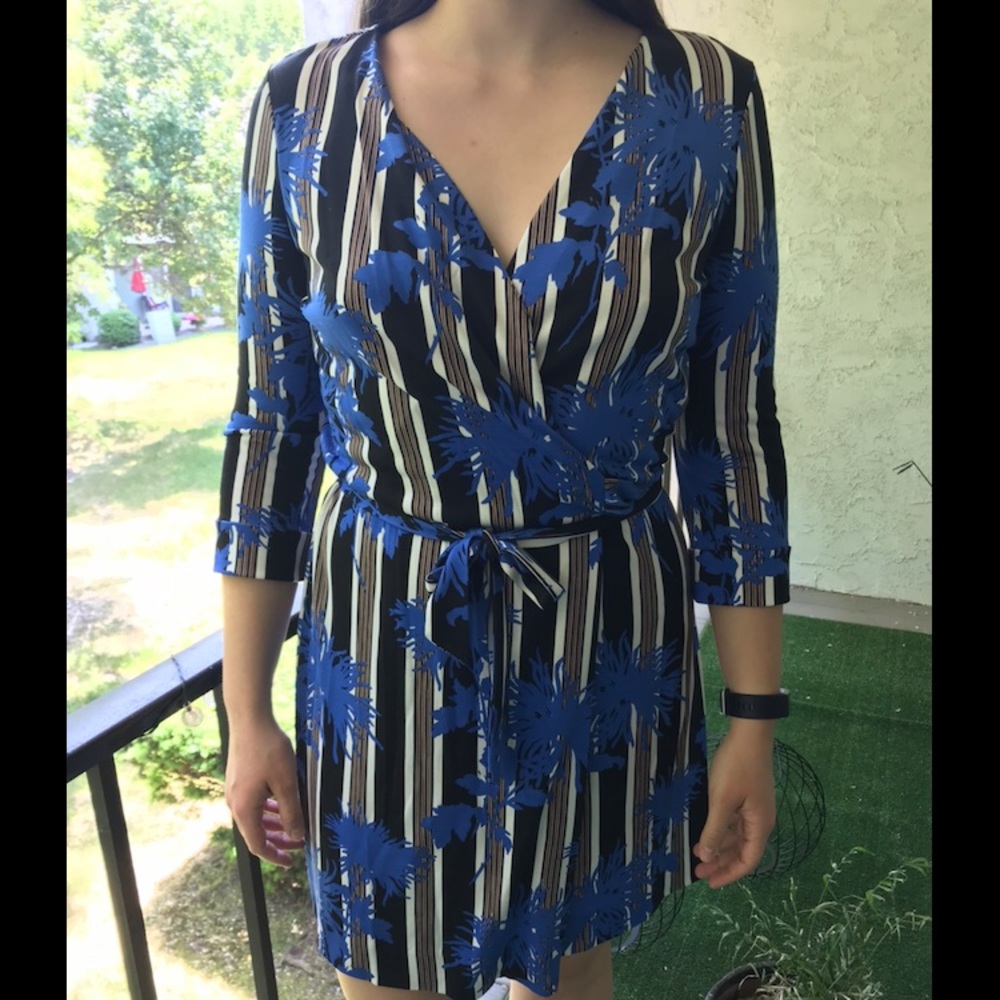 New Julian Two Mini Wrap Dress